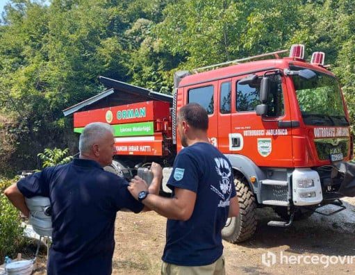 Požari na više lokacija u Jablanici: Gorio i visokonaponski stub u Donjoj Jablanici