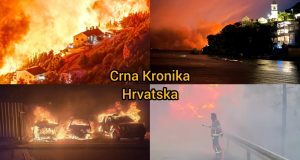 Veliki požar u Hrvatskoj: Vatra progutala objekte i automobile, sedam osoba se bori za život(VIDEO)