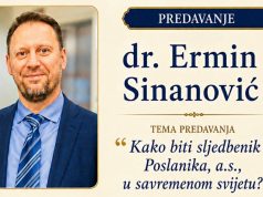 Jablaničanin dr. Ermin Sinanović večeras predaje u rodnom gradu: Kako biti sljedbenik Poslanika, a.s., u savremenom svijetu?