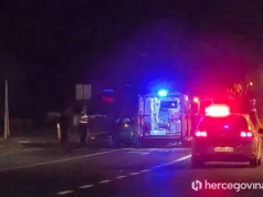 Teška nesreća na M-17 kod Mostara: Dvije osobe teško povrijeđene u sudaru motocikla i Golfa(VIDEO)