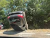 Nesreća na M-17 između Konjica i Jablanice: Vozilo završilo prevrnuto na cesti(FOTO)
