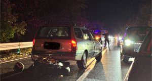 Detalji teške nesreće na M-17: Motociklista iz Konjica teško povrijeđen u sudaru s automobilom(FOTO)