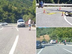 Teška nesreća na M-17 na Bradini: Motociklista smrtno stradao, policija na mjestu događaja(FOTO)