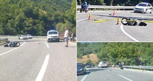Teška nesreća na M-17 na Bradini: Motociklista smrtno stradao, policija na mjestu događaja(FOTO)