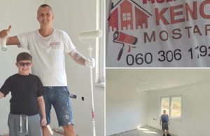 Jablaničanin Kenan Buljina pridružio se humanoj akciji za malog Mehmeda: Besplatno okrečio kuću i kupio sav materijal (FOTO)