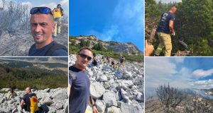 Jablanički vatrogasci tri sata pješačili do požara: Intervencija na gotovo 1.900 metara nadmorske visine(FOTO)