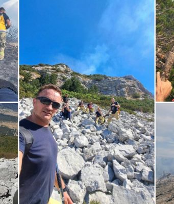 Jablanički vatrogasci tri sata pješačili do požara: Intervencija na gotovo 1.900 metara nadmorske visine(FOTO)