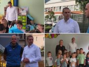Prvi školski dan u Jablanici: Načelnik Muratović poželio prvačićima sretan početak školovanja i obišao radove na izgradnji novog obdaništa(FOTO)
