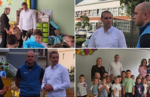 Prvi školski dan u Jablanici: Načelnik Muratović poželio prvačićima sretan početak školovanja i obišao radove na izgradnji novog obdaništa(FOTO)