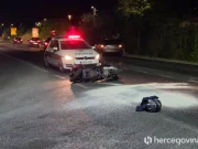 Nesreća na magistralnoj cesti M-17 u Hercegovini: Povrijeđen motociklista u sudaru s automobilom(FOTO)