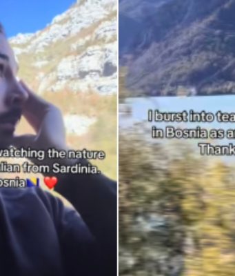 Italijan sa Sardinije zaplakao tokom vožnje kroz kanjon Neretve kod Jablanice: „Briznuo sam u plač gledajući prirodu Bosne, hvala ti, Bosno!“ (VIDEO)