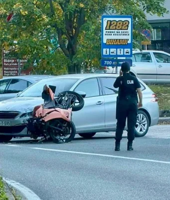 Jedna osoba teško povrijeđena u saobraćajnoj nesreći u Jablanici: Novi detalji sudara automobila i motocikla na M-17 (FOTO)
