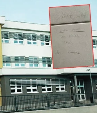Škola u Hercegovini evakuisana zbog prijetnje bombom i smrću: Evo šta je pisalo u poruci koja je pokrenula policijsku intervenciju(FOTO)