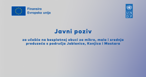Besplatna obuka za privrednike u Jablanici: Evo kako se prijaviti i koje teme donosi program