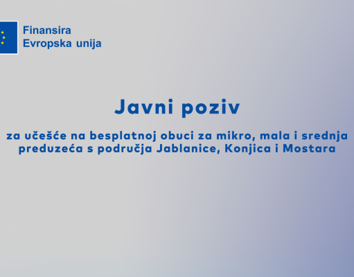 Besplatna obuka za privrednike u Jablanici: Evo kako se prijaviti i koje teme donosi program