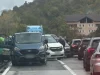 Lančani sudar na Ribićkom mostu: Više vozila učestvovalo u nesreći na magistralnoj cesti M-17 (FOTO)